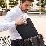 HEDUGO 15.6 inch Laptop Sleeve Portable Laptop Case with Accessory Pocket Compatible with 15.6 Inch Acer Asus HP Dell ChromeBook Soft Carrying Sleeve Padded Computer Pouch Cover - Image 6