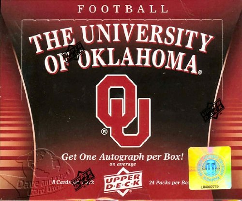 NCAA University of Oklahoma Upper Deck Trading Cards - Hobby Box