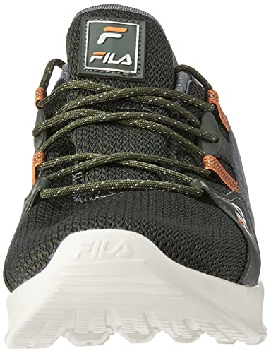 Tênis Fila Perfect Fit, Masculino, Oliva/Bege/Laranja, 42