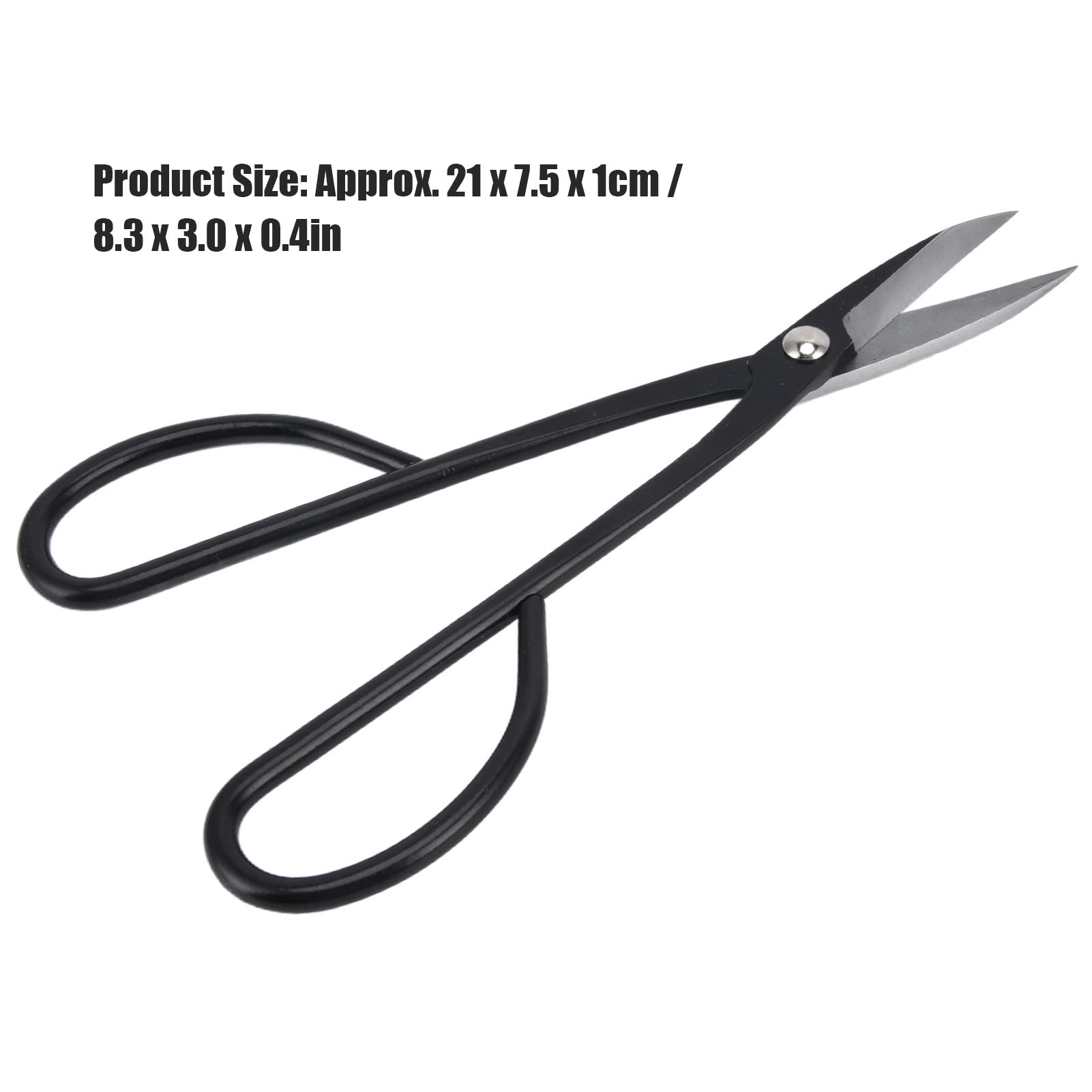 Sunicon Bonsai Scissors, 210MM Composite Steel High Hardness Leaf Sprout Shears for Garden Flower Arrangement