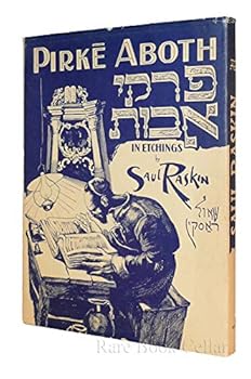 Hardcover Pirke Aboth in Etchings Book