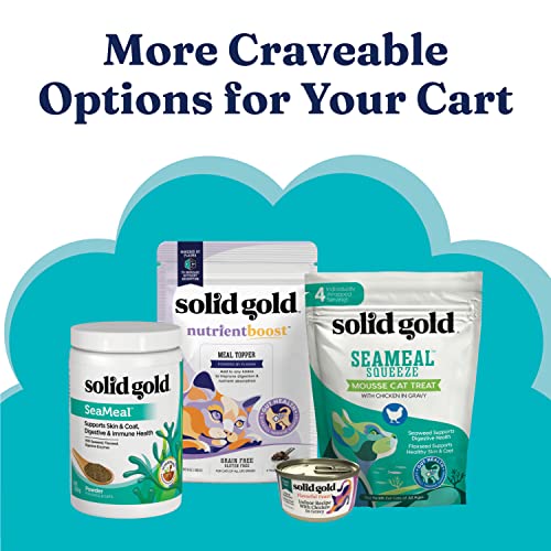 Solid Gold Let's Stay In - Dry Cat Food For Indoor Cats - Hairball & Sensitive Stomach Support - Grain & Gluten Free - Probiotics, Vitamins, Omega 3 & Fiber - Superfood, Antioxidant & Gut Health #TOP6