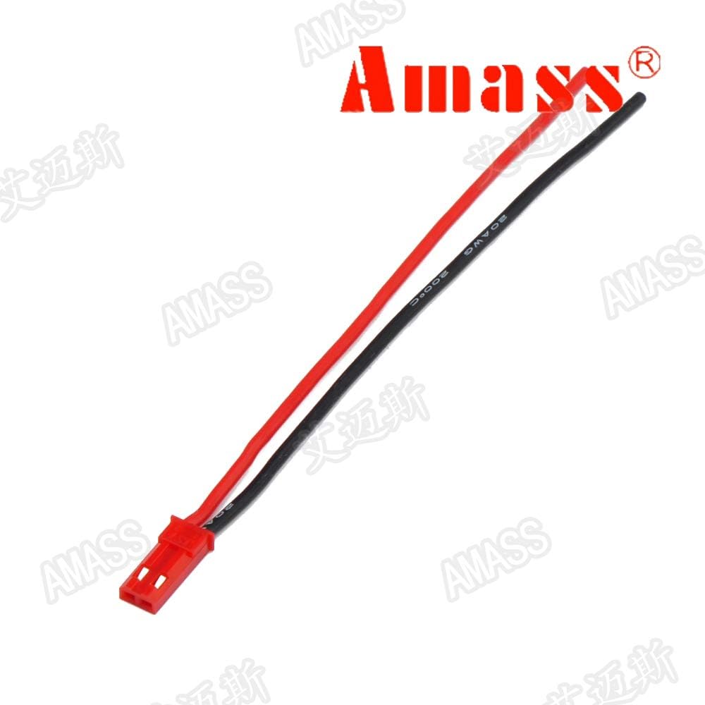 Parts & Accessories 5pcs Amass JST Single Head Wiring Male/Female line Length 10cm