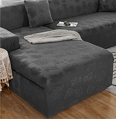 Housse canape dangle pour rénover un canapé usé 4 places extensible gris anthracite