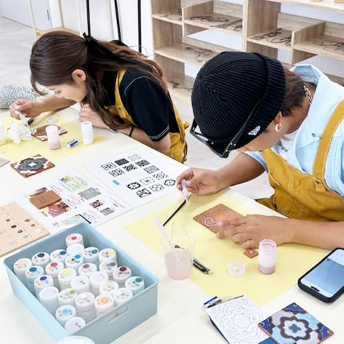 スペインタイル製作体験 高知県 香南市 (アイアンフレーム付)