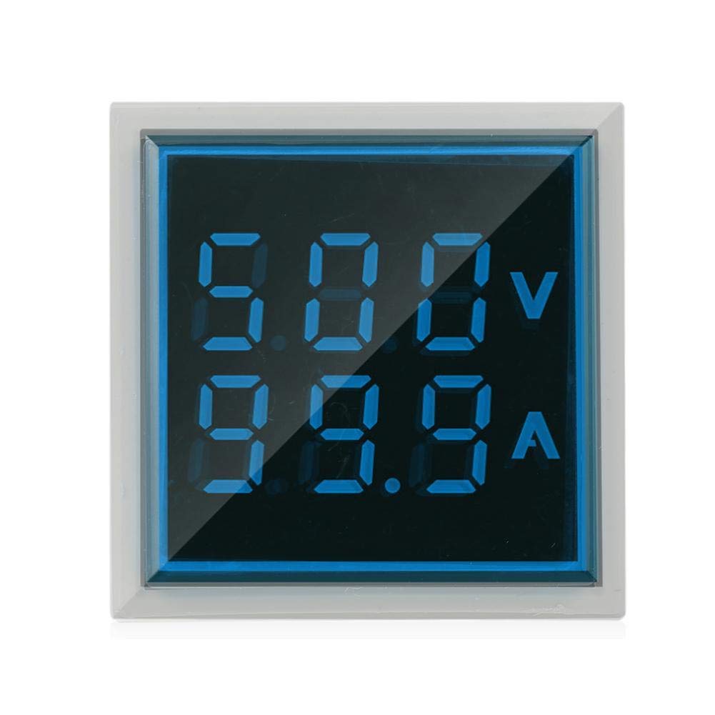 Digitale Voltmeter Ampèremeter 60-500V 0-100A Rood LED Display Voor Auto En Motorfiets