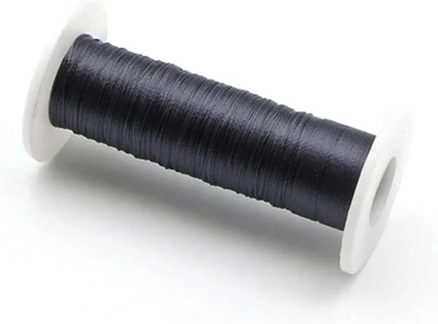 50 Metres Fishing Rod Building Threading Line Winding Guide Wrapping Thread Braided Wire Polyester Line(Dark Grey)