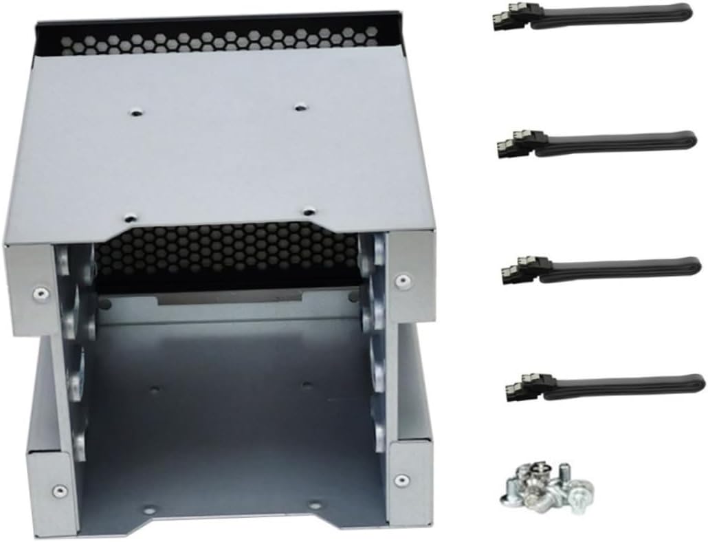 Gadpiparty Bay Hard Drive Mounting Bracket Hard Disk Rack Cage for Drives Easy Installation Expand Storage Capacity