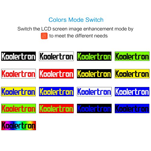 Amplificador de vídeo digital Koolertron, suporte eletrônico portátil de leitura para TV com saída A