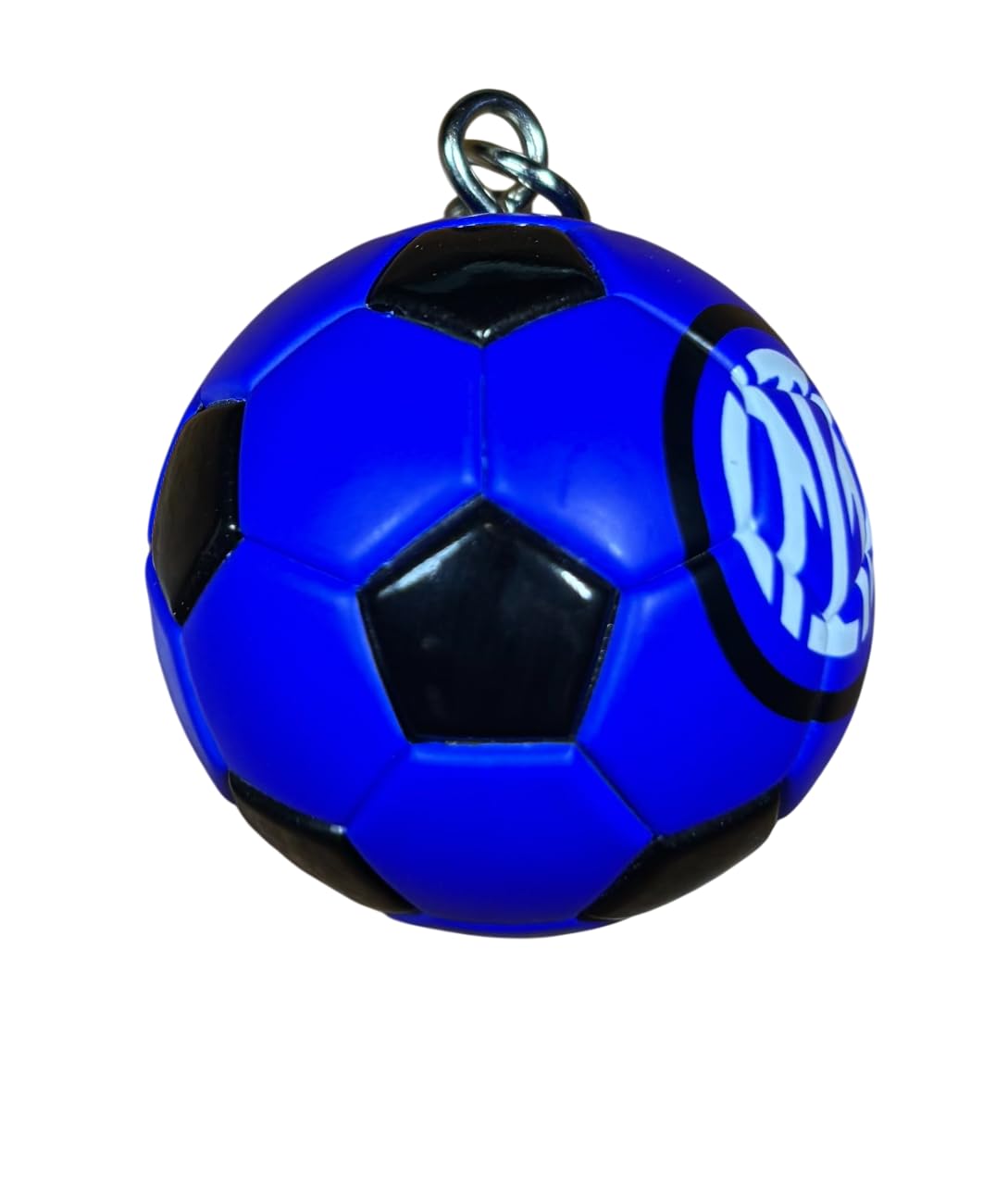 Generico Portachiavi compatibile inter palla calcio gadget accessorio zaino idea regalo uomo donna bambino