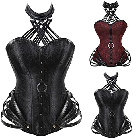 Woboren Damen Corsage - Stahlknochen Korsett Waist Trainer Bustier