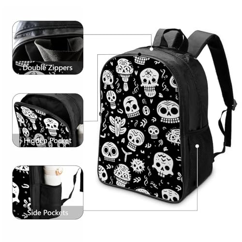 Sac à dos dessin animé thème skull pour simplifier la rentrée - 3