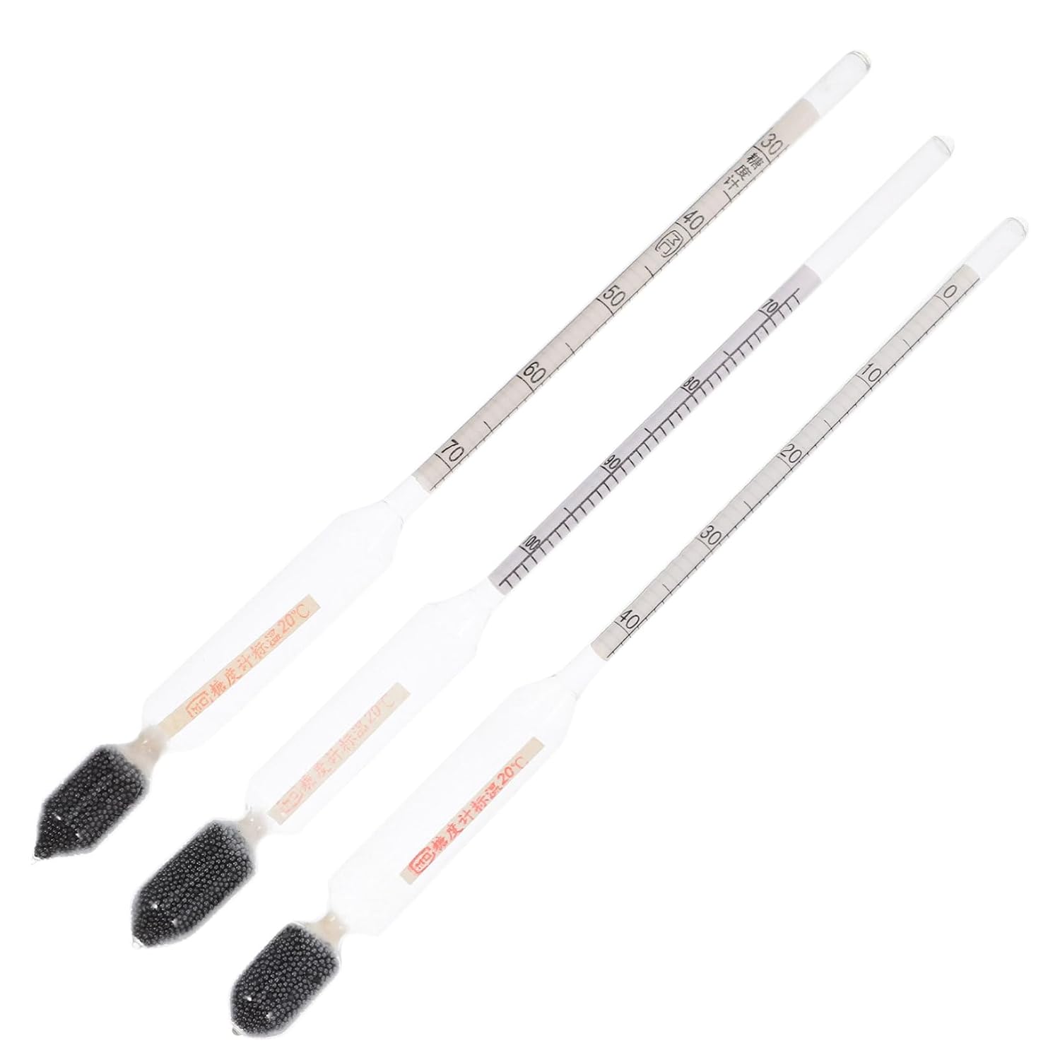 Alipis 9pcs Sugar Scale Hydrometers for Accurate Maple Syrup Density Measurement Liquid Sugar Gauge for Home Brewing Beer and Wine Testing
