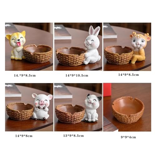 Cendrier mignon de table pour stopper la dispersion des cendres - 3