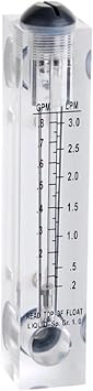 LZM-15 0.2-2 0.5-4 1-7 2-18LPM 10-100 16-160 25-250 LPH Liquid Flowmeter Water Flow Meter Panel Rotameter Without Valve1-7LPM