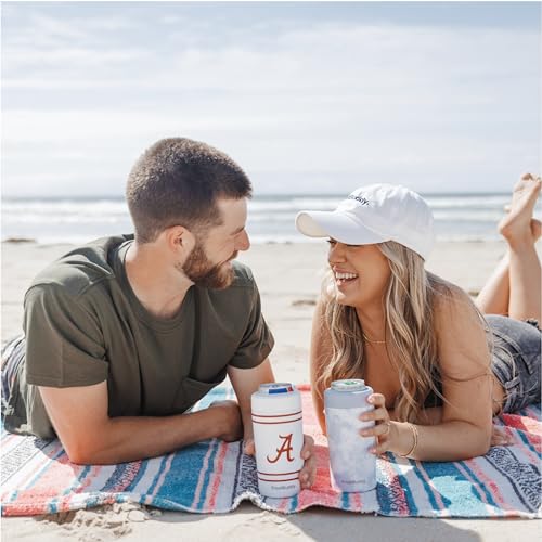 Universal Stainless Steel Can Cooler for 12oz and 16oz Cans and Bottles