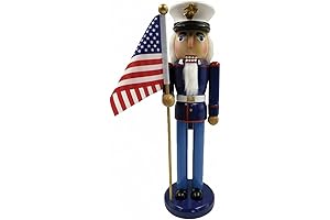 Santa's Workshop Holiday Traditions 14" H Marine Nutcracker Statue Christmas Decoration