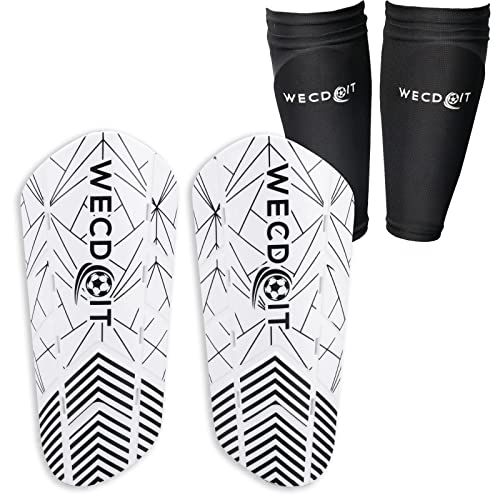 1 Paire De Protège-tibias Pour Enfants Football/soccer - Légers, Noirs, Taille S