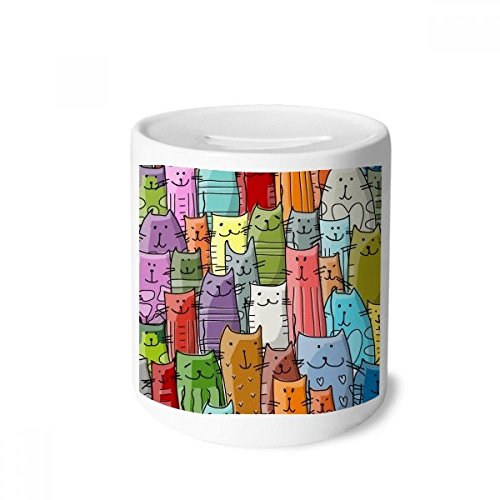 Tirelire en céramique chat cadeau d'anniversaire original pour petit et grand