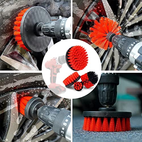 image for ROTOPATA 20Pcs Car Interior Detailing Supplies Kit with Drill Brushes 