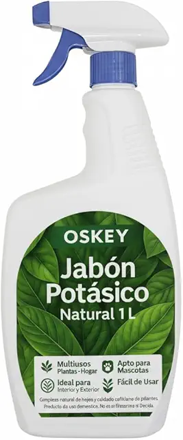 Jabón Potásico OSKEY 750ml - Limpieza y Brillo Natural para Plantas