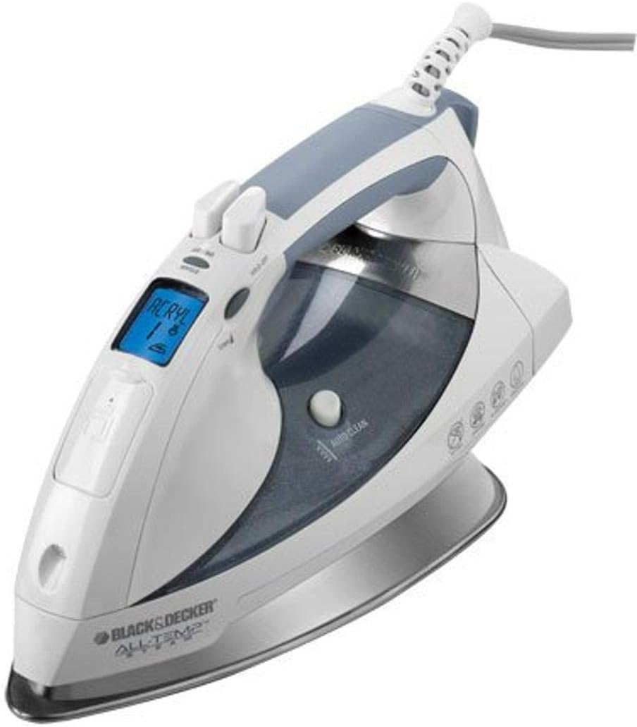 Buy 1 get 1 Black & Decker D6000 All-Temp Steam Iron with Stainless-Steel Soleplate, White/Grey Amazon Crazy 🔥 Deals Black & Decker D6000 All-Temp Steam Iron with Stainless-Steel Soleplate, White/Grey