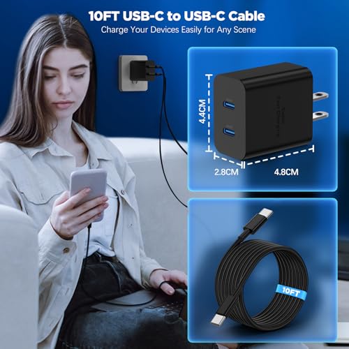 Cargador rápido IP 15 y cable largo para usar tu iPad Air cómodamente desde el sofá 6