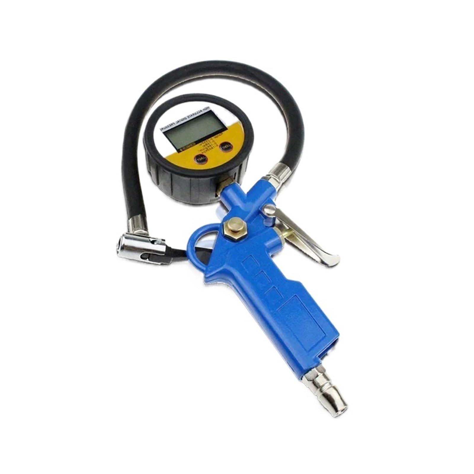 Pistola Di Gonfiaggio Automatica For Pneumatici Digitali For Auto, Manometro For Pressione Pneumatici, Manometro LCD, Tester For Pistola Facile Da Usare