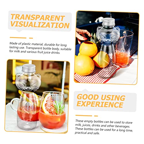 LIFKICH 6 Pçs Ml Oz De Café Ao Ar Livre Para Piquenique Garrafa De Plástico Transparente Mini Bebida