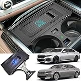 Singkin Kabelloses Auto Ladegerät für BMW 7 Series 2019-2022, OEM-Passform mit QC3.0 USB...