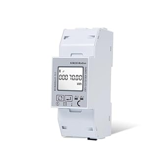 SDM230 220/230V Single Phase Energy Meter, Double DIN Module, Bi-Directional, Multi Function, RS485/Modbus Output Non MID