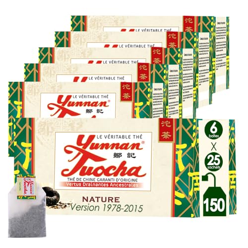 Thé Tuocha naturel contre le cholestérol cure drainante efficace de 150 sachets