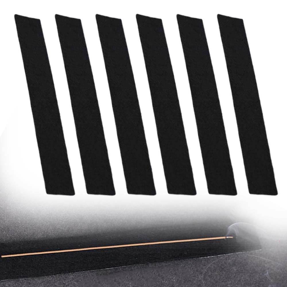 横型香炉 難燃綿 不燃綿 不燃布 防火綿 線香マット 不燃マット 防火シート 蚊取り線香ホルダー お香 皿 防火フェルト 蚊取り線香 不燃マット 蚊取り線香マット 交換用 お香置き 交換用 香炉用 香皿用 断熱 防火 耐熱 （6枚セット 長方形 23*3cm）