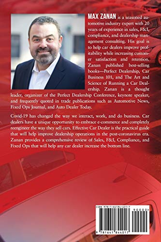 Effective Car Dealer: Selling Cars, Parts, and Labor After COVID-19: 4 (Perfect Dealership)