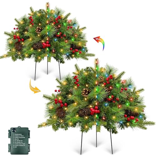 Dual Color Change & Timer 2 Pack 24 Inch Outdoor
