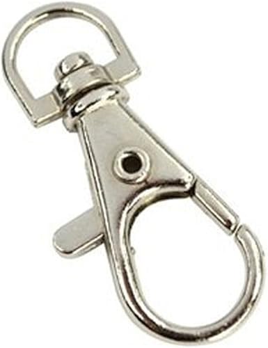 Miniatura 4 de 10 unids 1.496 in aleación langosta garra giratoria cierres llavero para hacer joyas piezas llavero hallazgos