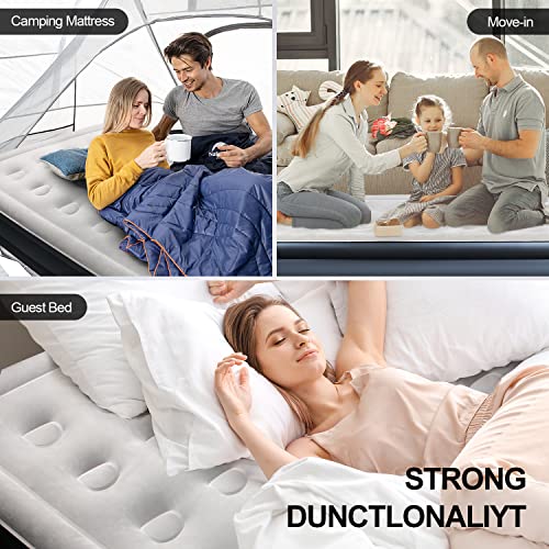 Cirtek Inflatable Mattress, Inflatables Bed, Camping, Travel, Tent Portable Size Lightweight Matress, Easy To Sleeping, Configuration Blow Pump (13 Twin) #TOP6