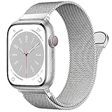 【Traspirante - Niente più allergie】 - I cinturini in acciaio inossidabile compatibili con Apple Watch SE sono realizzati in rete traspirante in acciaio inossidabile, non irritante e anallergica, che previene irritazioni ed eruzioni cutanee. Facile da pulire, impermeabile e antiruggine, è il perfetto sostituto di prima scelta per il tuo cinturino iWatch