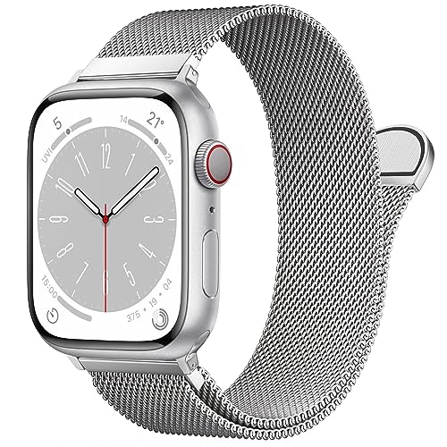 Ya en manzanajugosa.com: OULUOQI Correa de repuesto y pulsera compatible con Apple Watch 40mm 42mm(Series 10 &11) 41mm 38mm, Correa de metal de acero inoxidable para Series 11 10 9 8 7 6 5 4 3 SE3/2/1