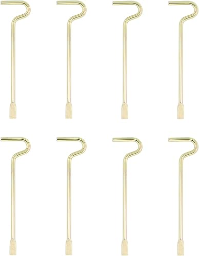 Paquete de 8 llaves de emergencia para puerta de dormitoriobaño compatibles con llave de emergencia interior Kwikset