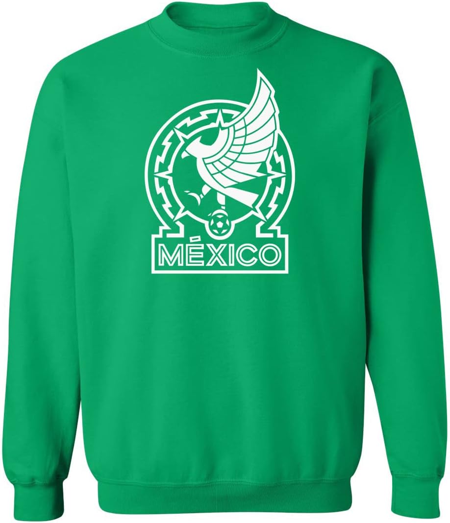 FLAURA Mexican Soccer #20 Pizarro World Football Fans Adult Crewneck Sweater
