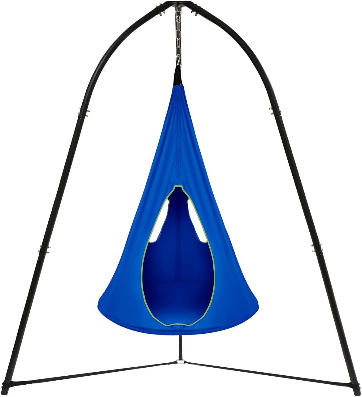 Sorbus Stylish Hanging Swing Nest and Tripod Chair Stand
