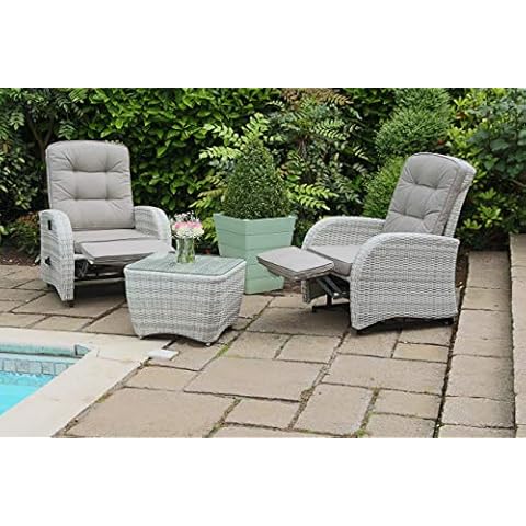 Maison and Garden BELLEVUE RECLINING SET - LATTE/CAPPUCCINO Cover