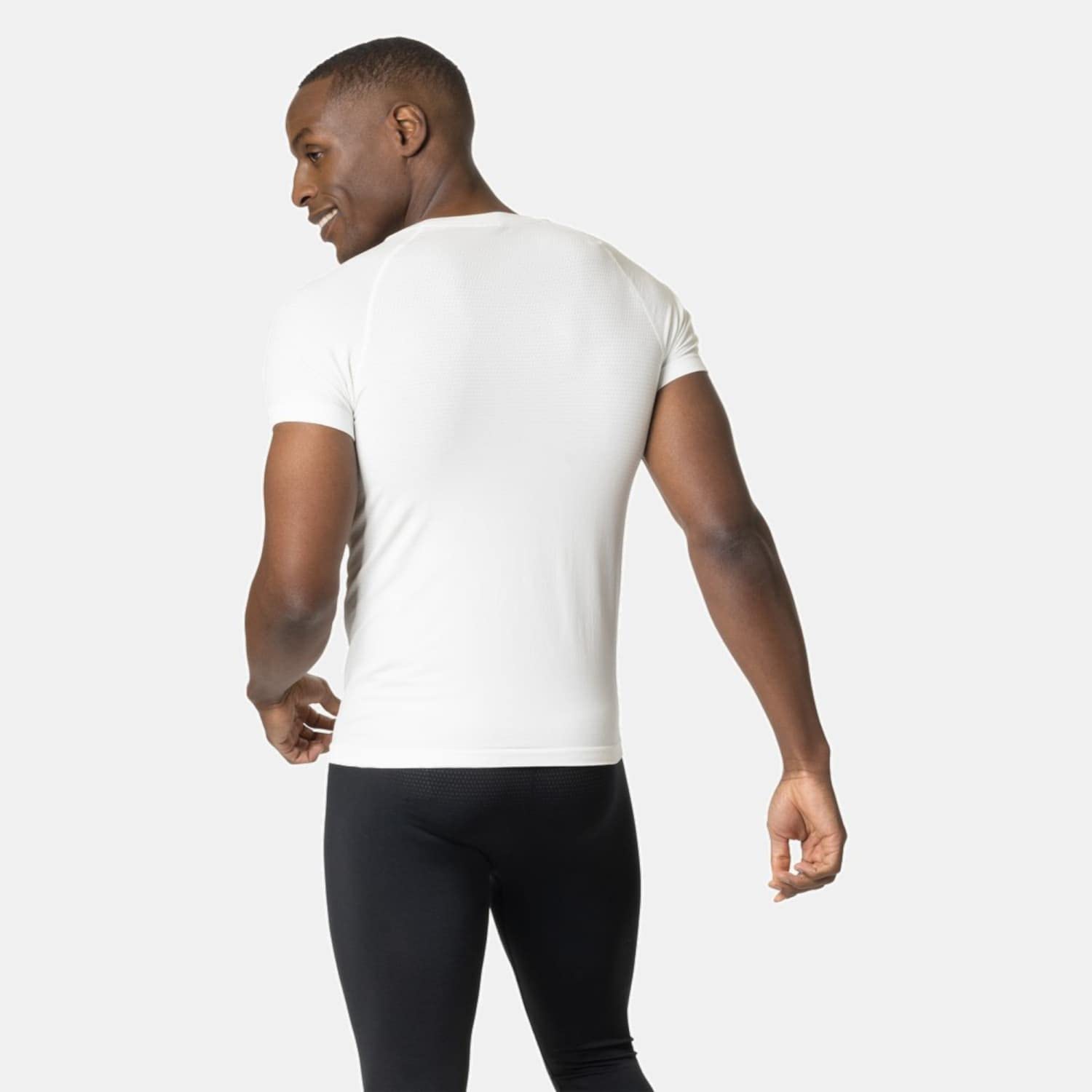 Odlo Uomo Maglietta Intima Tecnica a Maniche Corte Performance Light Eco