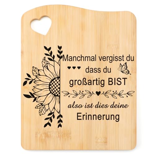 Tulolvae Geschenke für Frauen, Bambus Schneidebrett Geburtstagsgeschenk für Männ