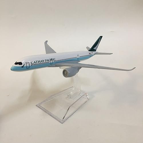 Miniatura 5 de 1400 Asia Cathay Pacific A350 Modelo de avión de simulación Modelo de avión Modelo de Aviación Modelo de Aviación Kits de aviones para colección y