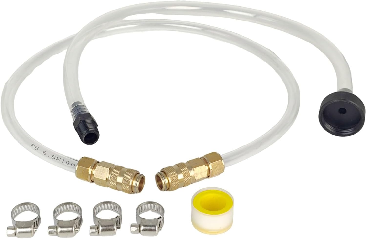 EZROAD Boat Bleed Filler Kit Compatible with Seastar Inboard Outboard Hydraulic Steering System Oil Filler Hose Bridge Brass Tube Bleeder Bleeding Connect Marine Sterndrive Cylinder Helms Fitting Tool