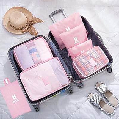 bts luggage bag