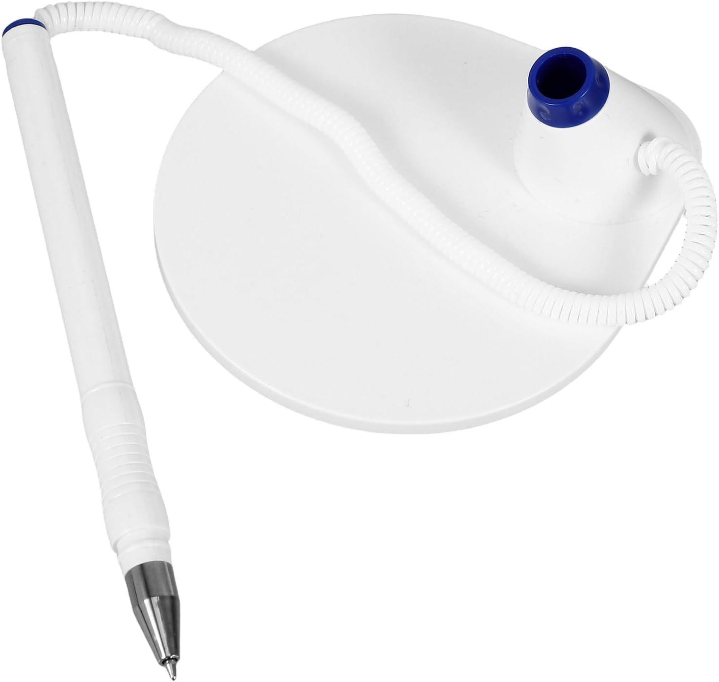 Counter Pen with Plastic Chain and Desk Pen Holder for Office and Bank Counter Use for Workplace and School Supplies