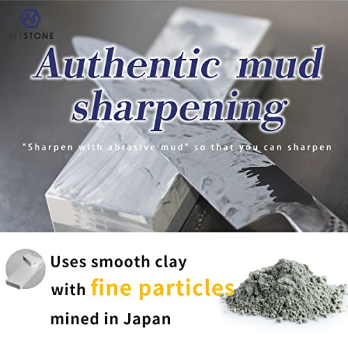 ALTSTONE Whetstone Sharpening Stone Medium grit 1000 w/Nagura, 180 x 60 x 20mm (Pro Power. Perfectly Compact for Home use), Made in Japan (#1000) by ALTSTONE - Image 4